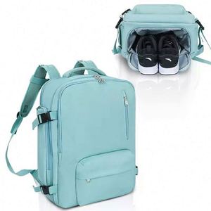 Sac à dos d'ordinateur portable de haute qualité OEM pour collège et école, sac de voyage avec port USB et compartiment à chaussures, fabriqué en usine BSCI - Product Image 2