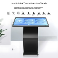 Android 43/50/55/65 pulgadas pantalla táctil interactiva quiosco autoservicio Pantalla de pie con animación y gráficos