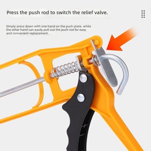 <span class=keywords><strong>Pistolet</strong></span> à mastic manuel double colonne pour verre, en acier, avec buse en <span class=keywords><strong>silicone</strong></span> pour <span class=keywords><strong>silicone</strong></span> et plastique, outil de jointoiement - Product Image 2