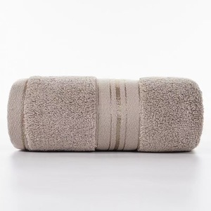 130克酒店级绸缎毛巾100% 棉吸水编织实心图案家用批发厂家供应 - Product Image 2