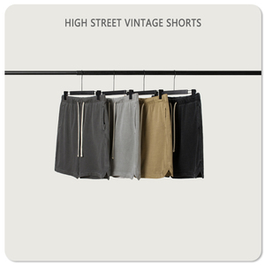 MTR3326 Streetwear Styles Custom Unisex Vintage Baggy Acid Wash Shorts Oversized Men Shorts - Product Image 6