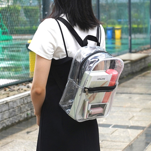 Túi Làm Việc Trong Suốt Bảo Mật Sân Vận Động <span class=keywords><strong>PVC</strong></span> Nhìn Xuyên Thấu Chắc Chắn Làm Theo Yêu Cầu Túi Ba Lô Đi Học Trong Suốt Du Lịch Cho Trẻ Em - Product Image 3