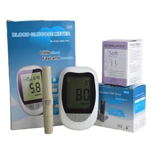 집에서 사용하는 혈당 측정기, 채혈 키트 포함, 고정밀 의료용 측정기기, 공장 직판 테스트 - Product Image 1
