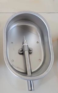 Calha bebendo do porco do aço inoxidável personalizado e bacia bebendo para porcos na exploração agrícola Bacia bebendo do porco - Product Image 4