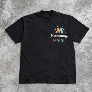 Camiseta Blanca de Manga Corta para Hombre Meckmanly, Cuello Redondo, Diseño de Telaraña Estampada, Corte Regular, Estilo Casual - Product Image 4