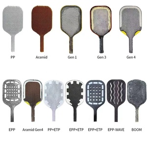 Juego de Palas de Pickleball, Fibra de Carbono T700 con Borde de TPU y Núcleo de Espuma de Alto Rebote - Product Image 6