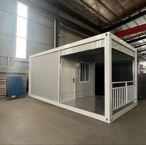 20ft mô-đun tạm thời có thể tháo rời container nhà để xe đúc sẵn Di động phẳng container nhà Bảng điều khiển bánh sandwich - Product Image 3