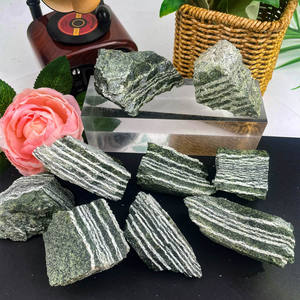 All'ingrosso cristallo naturale di cristallo grezzo <span class=keywords><strong>pietra</strong></span> grezza <span class=keywords><strong>verde</strong></span> Zebra <span class=keywords><strong>diaspro</strong></span> <span class=keywords><strong>pietra</strong></span> grezza per la decorazione domestica - Product Image 3