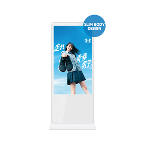 4K UHD 32 55 49 55 65 inci LCD lantai berdiri layar sentuh kios Wifi Totem tampilan iklan untuk papan reklame Digital - Product Image 1