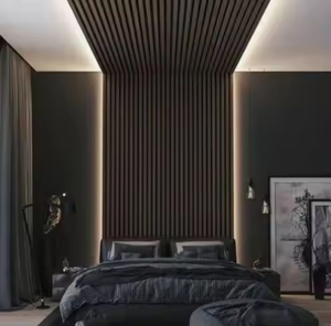 Pannelli Acustici in Legno <span class=keywords><strong>di</strong></span> Quercia Akupanel Personalizzati, Pannelli Fonoassorbenti a <span class=keywords><strong>Doghe</strong></span>, Pannelli Divisori per Pareti - Product Image 6