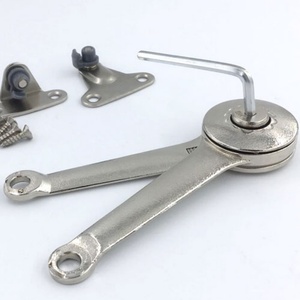 Soporte de gabinete con cierre suave de 360 grados y bisagra de retención de tapa abatible con parada libre para cocina, sala de estar, hotel, dormitorio, aleación de zinc - Product Image 4