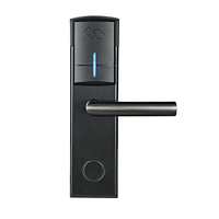Cerradura Inteligente para Puerta de Hotel con Tarjeta RFID Antirrobo y Acabado Pulido TTLock, con Software de Gestión TTHotel