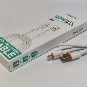 Cable Naranja <span class=keywords><strong>USB</strong></span> <span class=keywords><strong>Tipo</strong></span> <span class=keywords><strong>C</strong></span> Plano, Cable de Datos Micro <span class=keywords><strong>USB</strong></span> de Carga Rápida para Teléfono, Cable <span class=keywords><strong>Tipo</strong></span> <span class=keywords><strong>C</strong></span> para Samsung <span class=keywords><strong>iPhone</strong></span> <span class=keywords><strong>13</strong></span> Pro Max con Caja - Product Image 1