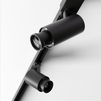 Projecteur réglable à angle de faisceau de 15 à 90 degrés 10W 15W 20W 30W éclairage sur rail led zoomable