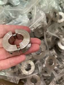 MALAXY collier de verrouillage à dégagement rapide en acier inoxydable laiton aluminium 1 2 deux pièces fendues hexagonales vis de réglage arbre collier de serrage - Product Image 3