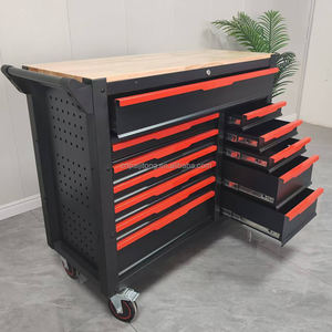 Cheap Tool Chest Rolling Toolbox Workshop Gabinete <span class=keywords><strong>de</strong></span> <span class=keywords><strong>herramientas</strong></span> bloqueable <span class=keywords><strong>con</strong></span> soporte OEM <span class=keywords><strong>con</strong></span> 12 cajones - Product Image 2