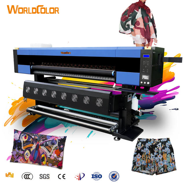 Worldcolor Sublimation Printer I3200 Large Format 1.9m Textile Transfer Printing Machine Fabric Industrial Printer