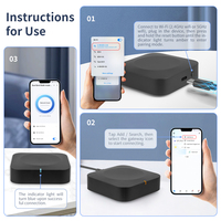 Systèmes de sécurité intelligents Produits et appareils pour la maison intelligente Matériel Smart Life IOT Télécommande Passerelle multimode sans fil double bande