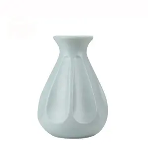 热销防摔塑料可重复使用办公室装饰现代花瓶