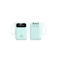 Batterie externe personnalisée avec logo, certifiée 3C, 20000 mAh, haute capacité, alimentation portable pour mobile