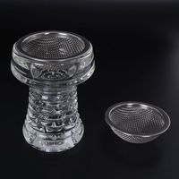Bol à fumée en verre de haute qualité, en Silicone, tête de narguilé, accessoires de chicha, bol en cristal en gros