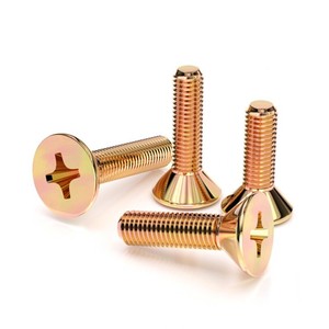 Vis à tête fraisée Phillips en acier au carbone zingué M2 M3 M4 M5 M6 M8 DIN965 pour la fixation d'équipements mécaniques - Product Image 5