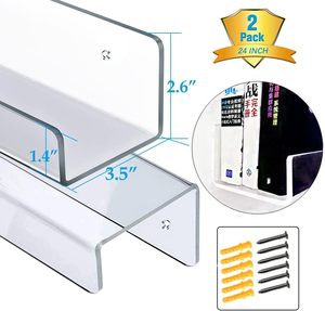 Estantería acrílica transparente montada en la pared hecha a medida, estante de exhibición para niños, decoración del hogar solo para exhibición - Product Image 3