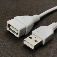 USB 2.0 Çevre Dostu Plastik Uzatma Kablosu Erkek-Dişi Araba Bilgisayar Kamera Tarayıcı Bagaj Portu Veri Bağlantıları için