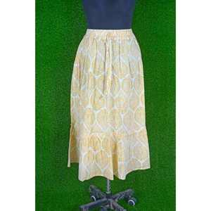 กระโปรงพิมพ์ลายบล็อกมือขายดีอันดับต้นๆ กระโปรงผ้าฝ้ายสำหรับฤดูร้อน กระโปรงลายดอกไม้ เสื้อผ้าสไตล์ชาติพันธุ์สำหรับผู้หญิง ขนาดสั่งทำได้ ราคาขายส่ง - Product Image 5