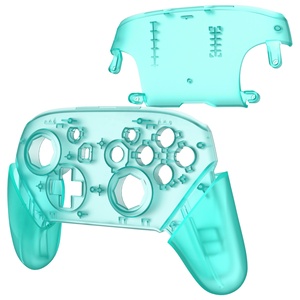 Coque de remplacement transparente vert émeraude pour manette de jeu, coque de protection personnalisée pour manette NS Pro - Product Image 3