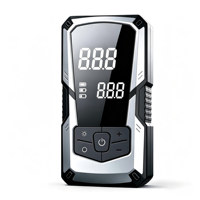 Compresseur de gonflage de pneus sans fil portable 150 PSI avec jauge numérique, arrêt automatique, gonflage rapide et lumière d'urgence