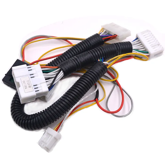 Custom automotive wiring harness one-click start general use automatic car cable assembly