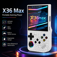 Console de jeu portable X36 Max, écran 4,0 pouces, zéro latence, 10000 jeux intégrés, design ergonomique, X36Max pour la livraison directe et les magasins de détail