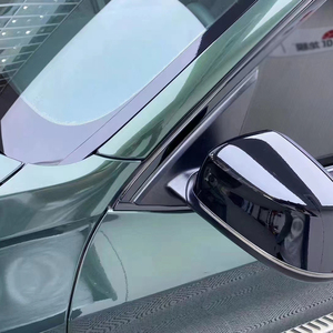 Wrapmaster 1,52*17m PET metálico gótico azul verde vehículo pegatinas envoltura de carrocería de coche decoración de coche diamante PVC vinilo automotriz - Product Image 5