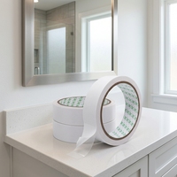Ruban adhésif double face super transparent sur mesure 1260 mm x 500 m pour miroir et plaque d'aluminium