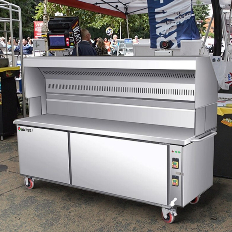 JINJELI Commercial Stainless Steel Smokeless BBQ