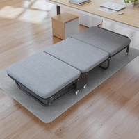 Nouveau design de lit de camping pliable pour loisirs en plein air, chaise longue en métal pliable avec cadre métallique, facile à transporter