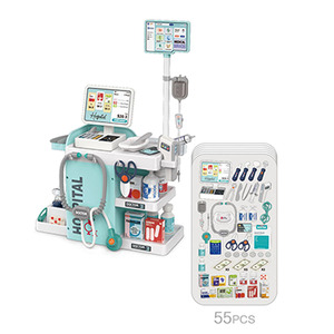 Nouvel ensemble de jouets éducatifs pour enfants : jeu d'imitation de <span class=keywords><strong>docteur</strong></span>, accessoires médicaux d'hôpital, simulation familiale pour enfants - Product Image 2
