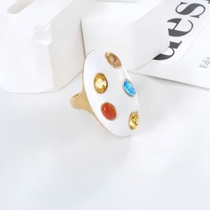 Sistema de Anillos Modulares al por Mayor, Acero Inoxidable 316L, Chapado en Oro, Piedras Preciosas Intercambiables, Joyería Personalizada, Suministro OEM al por Mayor - Product Image 4