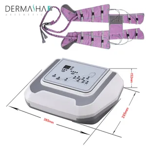 Taşınabilir hava dalgası uzak Presstherapy zayıflama makinesi basınç tedavisi vücut masaj makinesi yağ vücut zayıflama makinesi