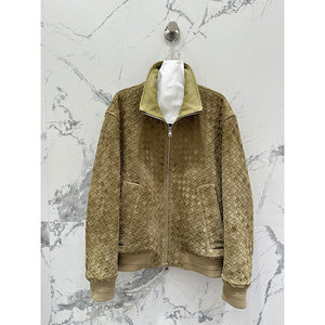 Veste en cuir pour femme, modèle 2026, élégante et chic, coupe-vent, importée, en peau d'agneau légèrement cirée, à double col, avec ceinture, mi-longue, style <span class=keywords><strong>trench</strong></span>. - Product Image 1