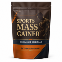 Poudre de prise de masse sportive pour la musculation - Supplément hypercalorique pour la prise de poids, Marque privée d'usine