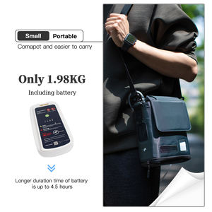 Konsentrator oksigen berukuran saku dengan 1.9kg dan konsentrasi 93% ± <span class=keywords><strong>3</strong></span>% 5l/menit dengan durasi baterai panjang untuk perjalanan Tinggi - Product Image 4