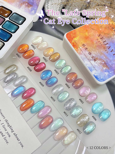 Esmalte de Uñas Semipermanente en Gel de 12 Colores, Alta Saturación, Popular, en Envase, para Salones y Hogares - Product Image 3