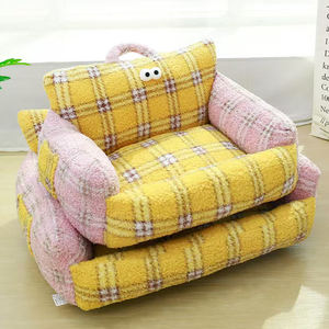 Venta al por mayor de material de tela ecológico, sofá cama para perros, embalaje de cartón universal para todas las estaciones, extraíble, lavable, felpa, ojos grandes - Product Image 2