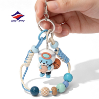 Longzhiyu – Porte-clés de voiture 3D en PVC personnalisé, mignon, de designer, en silicone, accessoires en caoutchouc, dessins animés, anime, 20 ans d'expérience