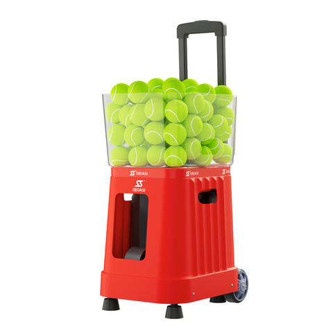 SIBOASI New T1  Automatic Professional Tennis Ball Machine Remote&APP Control Portable Large Capacity Tennis Training Machine
