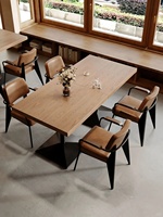 Vente en gros OEM ODM – Ensemble de mobilier de restaurant commercial moderne en bois pour la restauration, les cafés et les espaces de loisirs : table et chaises