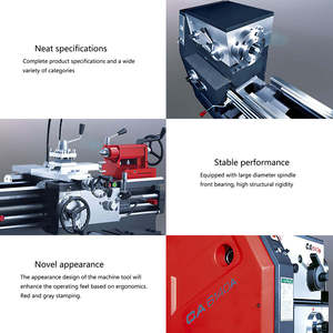 Torno Manual Horizontal de Alta Precisión para Trabajos Pesados, para Torneado, Roscado, Perforación y Uso Industrial - Product Image 3