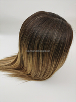 Perruque Lace Front Wig HD transparente sans colle, cheveux humains lisses et vierges, couleur blond platine